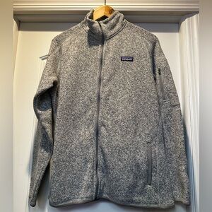 Patagonia Heather Gray Full-Zip Jacket